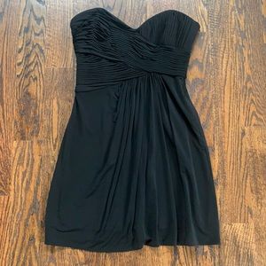 Sz 4 black BCBGMAXAZRIA strapless mini dress